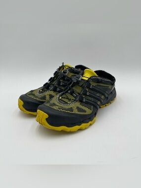 Adidas Terrex Hydroterra Sandals Water Shoes Mens 9.5 Yellow Black Convertible